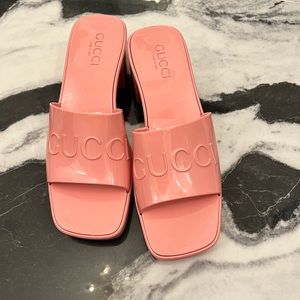 Brand new jelly Gucci heels